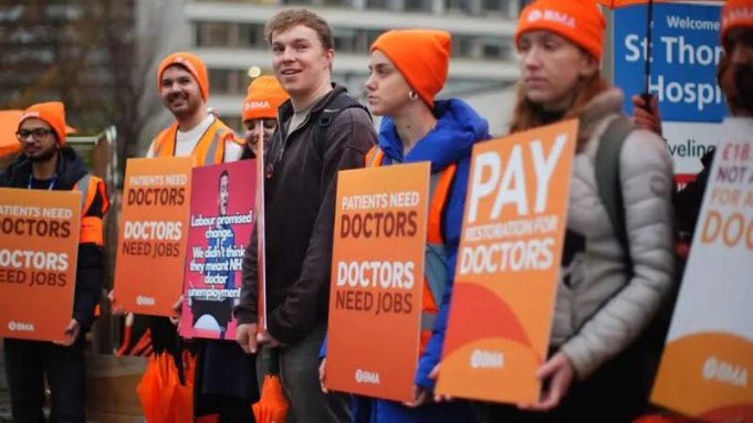 doctors protest