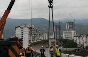 Projek Pakej 2 : Kerja pemasangan rasuk selesai Mac tahun depan