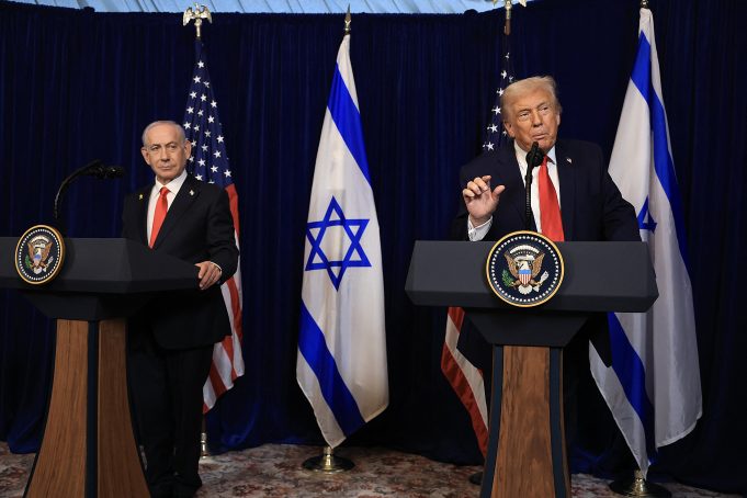 President Trump Meets With Israeli PM Netanyahu At His Palm Beach Estate