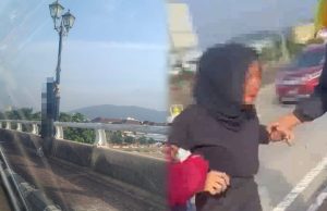 Orang awam selamatkan wanita atas jambatan Tanjung Lumpur