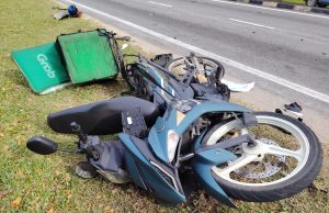 Isteri maut semasa ikut suami penghantar Grab hantar barang