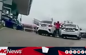Pemandu guna pengunci stereng pukul pemandu e-hailing ditahan