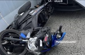 Tunggang motosikal lawan arus, lelaki maut bertembung kereta guru tahfiz