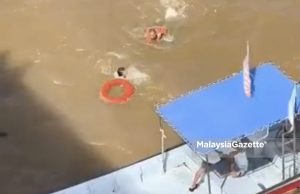 Lelaki jatuh Jambatan Tanjung Lumpur diselamatkan nelayan