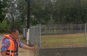 Air sungai di Johor meningkat, paras bahaya
