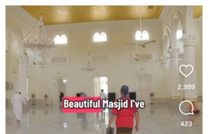 Pengurusan Masjid Sultan Abu Bakar tegur pihak rakam ruangan dalaman masjid