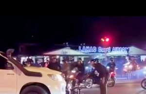 Lumba haram di jalan Lapangan Terbang Lahad Datu undang padah