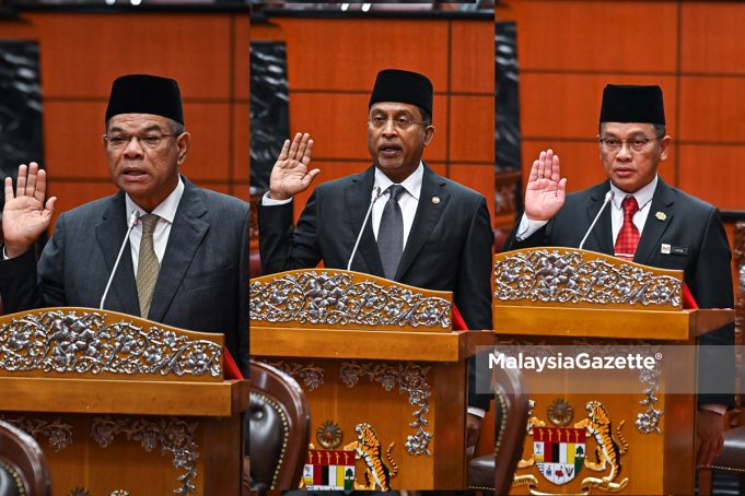 MENTERI ANGKAT SUMPAH AHLI DEWAN NEGARA