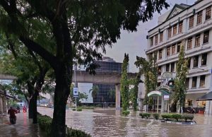 Beberapa kawasan di ibu negara dilanda banjir kilat