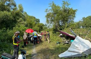 Pesawat Microlight terhempas di Taiping, dua lelaki cedera