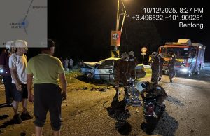 Anggota tentera cedera, ibu bapa maut dalam nahas tiga kenderaan