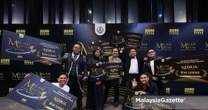 MG Perak rangkul enam anugerah Malam Media Perak Sejahtera Tahun 2025 di Galasa Ipoh. Foto ABDULLAH YUSOF, 22 DISEMBER 2025.