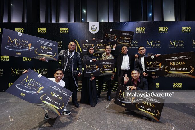 MG Perak rangkul enam anugerah Malam Media Perak Sejahtera Tahun 2025 di Galasa Ipoh. Foto ABDULLAH YUSOF, 22 DISEMBER 2025.