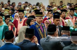 Sultan Nazrin berkenan berangkat ke Istiadat Konvokesyen USAS ke-18