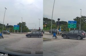 Dua remaja buat aksi berbahaya basikal lajak ditahan