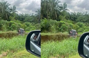 Pemandu ambil telefon bawah kerusi, Porsche terbabas ke parit