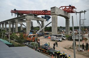 Kren runtuh di Thailand hempap tren, 32 maut