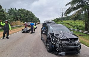 Guru SK Bandar Easter parah kemalangan
