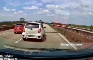 Polis menjejaki pemandu Axia putih terlibat kemalangan di LPT