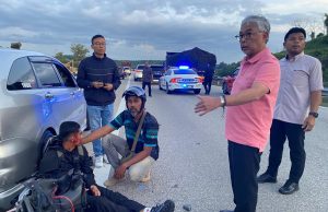 Sultan Pahang bantu mangsa kemalangan di Temerloh