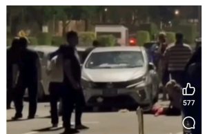 Wanita silap tekan pedal minyak, Myvi rempuh ibu dan dua anak