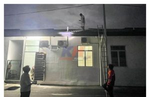 Tular Rumah guru muzik dipecah masuk melalui bumbung