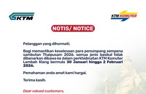 KTM larang bawa basikal selama empat hari bermula Jumaat ini