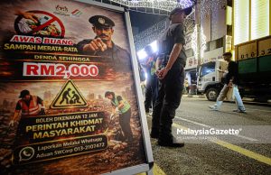 Lelaki asing didenda RM300 buang puntung rokok di kawasan Menara Alor Setar