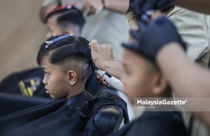 Program Gunting Rambut Percuma Murid Sekolah