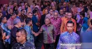 Menteri Besar Perak, Datuk Seri Saarani Mohamad hadir ke Majlis Wacana Eksekutif dan Perutusan Tahun Baharu 2026 Bersama Penjawat Awam Negeri Perak di Pusat Konvensyen Casuarina@Meru, Ipoh, pada Khamis. Foto ANIQ NABILAFIQ ANUAR, 22 JANUARI 2026.