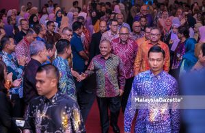 Menteri Besar Perak, Datuk Seri Saarani Mohamad hadir ke Majlis Wacana Eksekutif dan Perutusan Tahun Baharu 2026 Bersama Penjawat Awam Negeri Perak di Pusat Konvensyen Casuarina@Meru, Ipoh, pada Khamis. Foto ANIQ NABILAFIQ ANUAR, 22 JANUARI 2026.