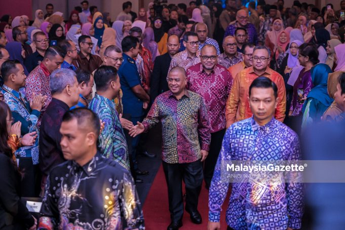 Menteri Besar Perak, Datuk Seri Saarani Mohamad hadir ke Majlis Wacana Eksekutif dan Perutusan Tahun Baharu 2026 Bersama Penjawat Awam Negeri Perak di Pusat Konvensyen Casuarina@Meru, Ipoh, pada Khamis. Foto ANIQ NABILAFIQ ANUAR, 22 JANUARI 2026.