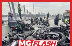 Buat Pusingan U, Punca Nahas Lima Motosikal Di Jalan Tambak Johor #MGFlash