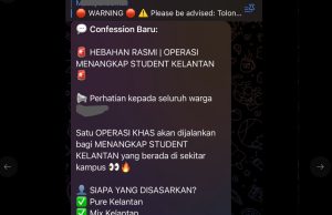 MPP UUM nafi terlibat kempen `Operasi Menangkap Pelajar Kelantan’