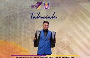 Mohamad Aniq dinobat Olahragawan MASUM dua tahun berturut-turut