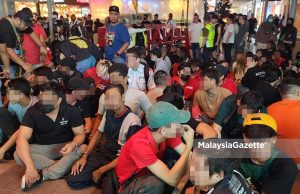 Pusat beli-belah Cheras lubuk warga asing, 152 ditahan