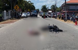 Penunggang motosikal maut langgar kereta membelok