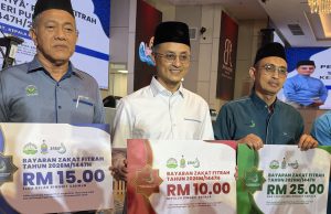 Zakat fitrah Pulau Pinang RM10, RM15 dan RM25