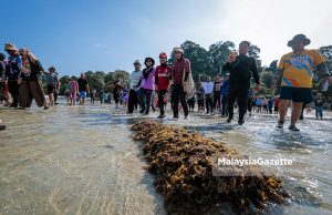 Fenomena ‘Laut Terbelah’ Pulau Pangkor