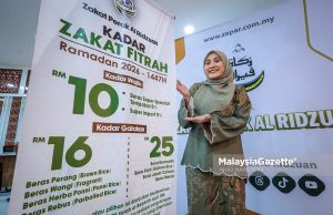 Kadar zakat fitrah di Perak RM10, RM16 dan RM25