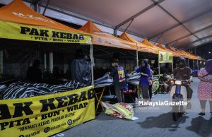 Peniaga bazar Jalan Raja Alang siap sedia beroperasi petang ini