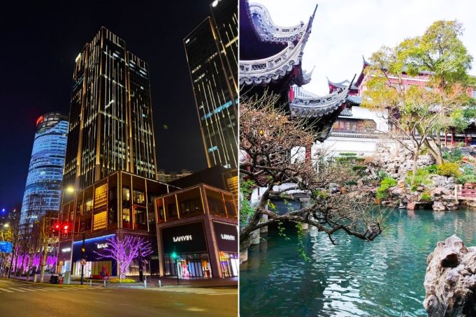 Two sides of Shanghai. Photo by the author
