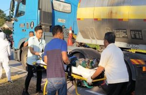 Pelajar kolej maut dalam nahas dengan kereta dan treler