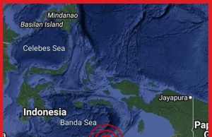 Gempa Bumi Sederhana Dikesan Di Kepulauan Tanimbar, Indonesia Pagi Tadi #MGFlash