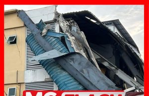 Deretan Lapan Kedai Runtuh di Sibu #MGFlash