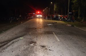 3 pelajar maut, seorang parah motosikal bertembung