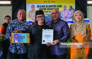 Perak bantu 1,500 nelayan darat terjejas kemarau Exco Pembangunan Luar Bandar, Perladangan, Pertanian dan Industri Makanan Perak, Datuk Mohd Zolkafly Harun hadir ke program Jelajah Sejahtera Agro Sektor Akuakultur@DUN Belanja di Dewan Terbuka Ngah Sagor, Parit. Foto ANIQ NABILAFIQ ANUAR, 26 FEBRUARI 2026. bantuan nelayan darat bakul makanan