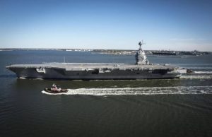 Kapal pengangkut pesawat terbesar AS USS Gerald R. Ford tiba di Laut Merah