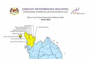 Perlis, 9 daerah di Kedah rekod cuaca panas tahap satu
