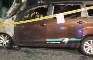 Kereta Cikgu Chandra dibakar jam 3 pagi